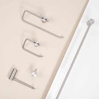 REA Koupelnový věšák 9706 Prism Brush Nickle REA-98020