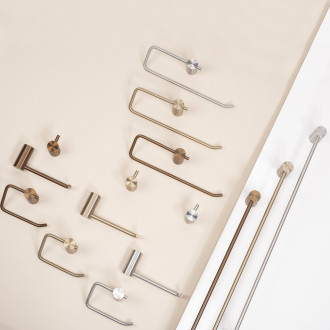 REA Držák na toaletní papír 9711 Prism Brush Copper REA-98022