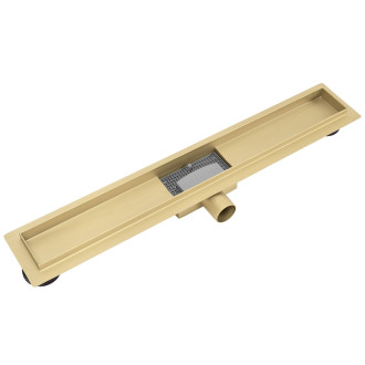 Rea Odtokový žlab Rea Neox brush gold 80 REA-G4894