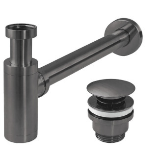 Rea Umyvadlový sifon s univerzální výpustí click-clack - Titan REA-A1562