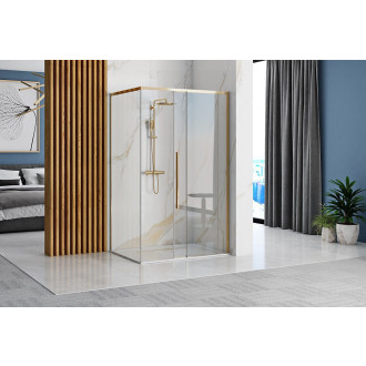 Rea Sprchový kout REA SOLAR - zlatý 90x90 KPL-K4900