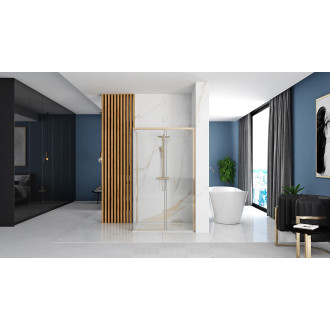 Rea Sprchový kout REA SOLAR - zlatý 90x90 KPL-K4900
