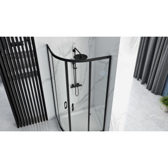 Rea Sprchová kabina REA Look Black 80x80 REA-K7902