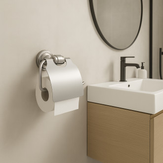 REA Držák na toaletní papír, kartáčovaný nikl REA-98510