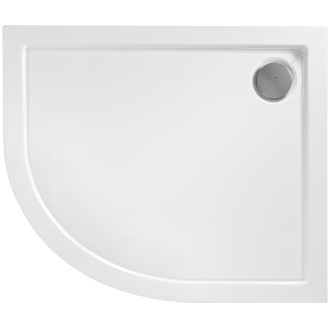 Sprchová kabina REA Look Chrome 80x100 + Sprchová vanička Look White