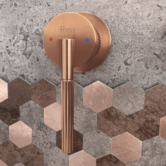 REA Podomítková baterie Argon Brush Copper + BOX REA-B2093