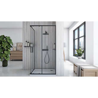Sprchový kout REA City 80x100 Black