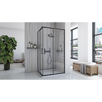 Sprchový kout REA City 80x100 Black