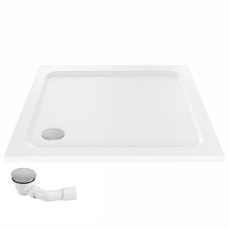 REA Sprchová akrylová vanička Belmond White 80x80 REA-K4370