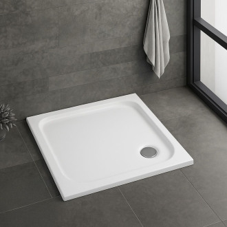 REA Sprchová akrylová vanička Belmond White 90x90 REA-K4371