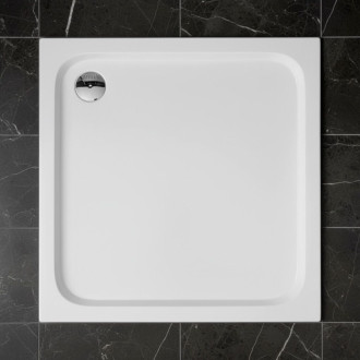 REA Sprchová akrylová vanička Belmond White 90x90 REA-K4371