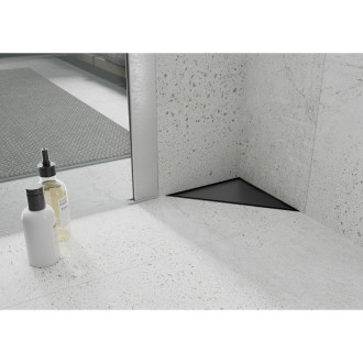 Mexen FLAT trojúhelníkový odtokový žlab, 20x20 cm, černá 1710320