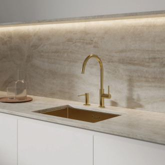 Omnires Modern Project dávkovač na desku, zlatá kartáčovaná MP60723GLB