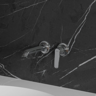 Omnires ART DECO podomítková umyvadlová baterie, chrom lesk AD5115CR