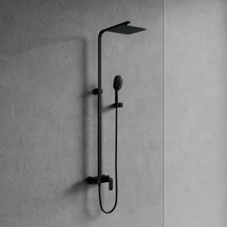 Omnires SACRAMENTO sprchový set s baterií, černá SC2344BL