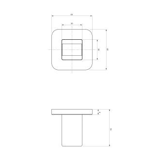 Omnires  8815ABL Držák sprchy, černá mat