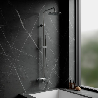 Omnires Y termostatický vanový systém pro nástěnnou montáž leštěný chrom Y1234CR