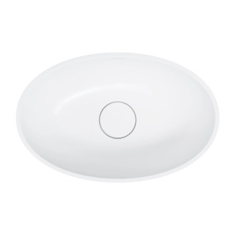 Omnires SHELL umyvadlo M+, 50 x 32 cm, matná bílá SHELL500UNBM