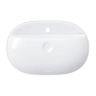 Omnires ATLANTA ATLANTA610BP umyvadlo na desku, bílá lesk