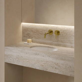 Omnires Shell M+ podstavné umyvadlo, 38 × 25 cm, bílá mat SHELL380UPBM