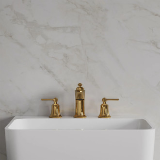 Omnires ARMANCE AM5214GL umyvadlová 3-otvorová baterie, zlatá