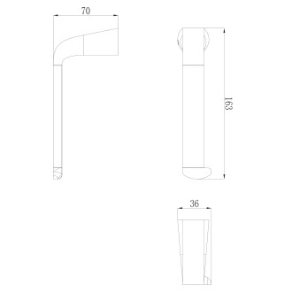 Omnires SACO Držák na toaletní papír, chrom SA54510CR