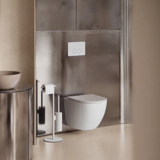 Omnires Ottawa závěsný klozet SILENT POWER sedátko soft-close, 49×37 mat bílá OTTAWASPMWBM