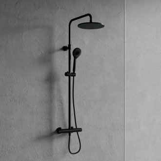 Omnires Y Y1244LUXLBL Sprchový set s termostatickou baterií, černá