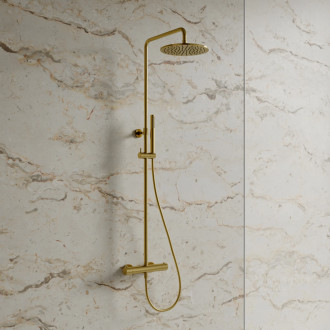 Omnires Y Y1244SUGLB Termostatický sprchový set, kartáčovaná zlatá