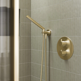 Omnires Adaptér pro ruční sprchu, kartáčovaná mosaz T87BSB