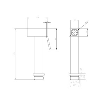 Omnires BIDETTA bidetová sprška, chrom lesk BIDETTA2-R-KCR