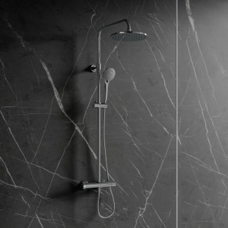 Omnires Y Y1244LUXLCR Sprchový set s termostatickou baterií, chrom