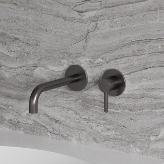 Omnires Y podomítková umyvadlová baterie s hubicí, díl, kartáčovaný grafit Y1215HLROGR