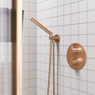 Omnires Adaptér pro ruční sprchu, kartáčovaná měď T87CPB