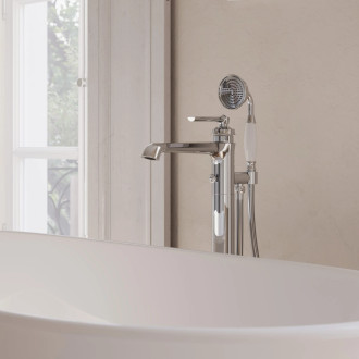 Omnires ARMANCE AM5233CR stojící vanová baterie, chrom