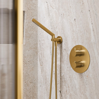 Omnires Adaptér pro ruční sprchu, broušené zlato T87GLB