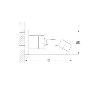 Omnires — bodový držák, chrom lesk 8859-OCR