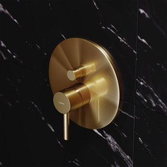 Omnires Y Y1235GLB Podomítková vanová/sprchová baterie, kartáčovaná zlatá