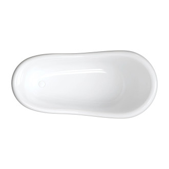 Omnires ATENA COMFORT M+ volně stojící vana, 175 x 82 cm, bílý lesk ATENA174BP