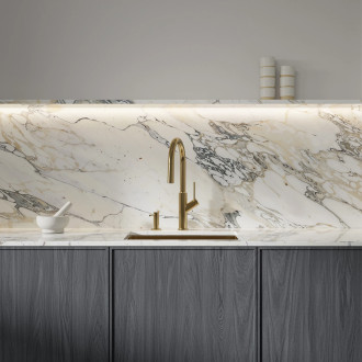 Omnires BEND BE6455BSB dřezová baterie, kartáčovaná mosaz