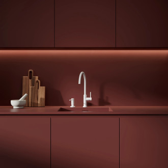 Omnires Y dřezová baterie, matná bílá Y1251WM