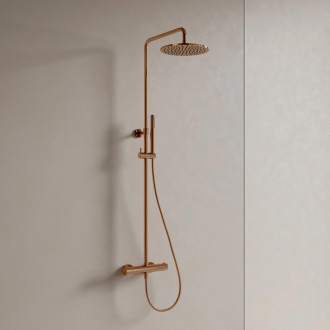 Omnires Y Y1244SUCP Sprchový set s termostatickou baterií, měď