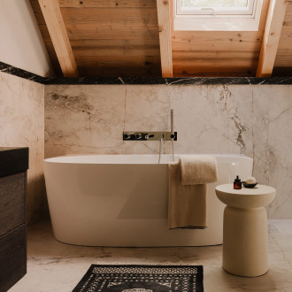 Omnires CONTOUR pět otvorová podomítková vanová baterie, chrom lesk CT8037-1CR