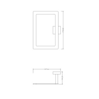 Omnires LIFT 8160CR Držák na ručníky, chrom