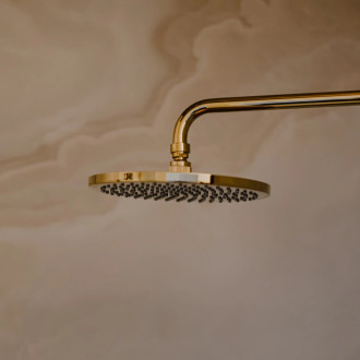 Omnires  WGSET1GL Sprchová hlavice s ramínkem 25cm, zlatá