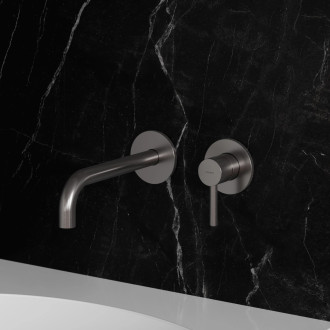 Omnires Y podomítková umyvadlová baterie s hubicí, díl, kartáčovaný nikl Y1215HLRONI