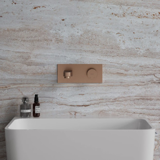 Omnires CONTOUR Umyvadlová podomítková baterie, kartáčovaná měď  CT8015CPB