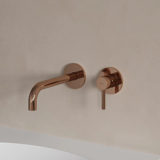 Omnires Y podomítková umyvadlová baterie s dlouhou hubicí, měď lesk Y1215HLCP