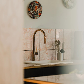 Omnires SWITCH Dřezová baterie s připojením na vodní filtr, měď  SW9057CP