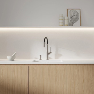 Omnires MODERN PROJECT Dávkovač kartáčovaný nikl MP60723NI